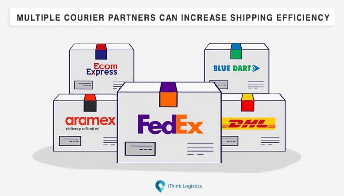multiple courier partners can increase shipping efficiency